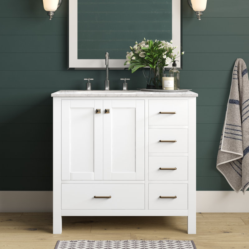 Aneira Full 36" Single Bathroom Vanity Set & Reviews Joss & Main